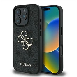 Θήκη Apple iPhone 16 Pro - Guess 4G Logo - Black