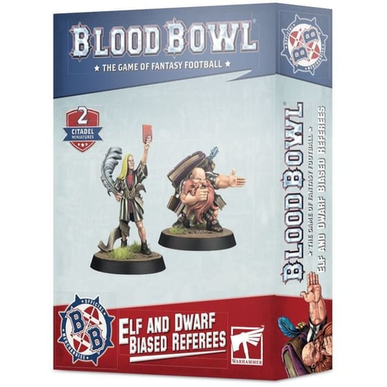 Blood Bowl Elf And Dwarf Biased Referees Warhammer 40k GAMES WORKSHOP image 0