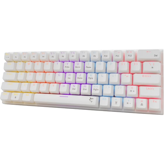 White Shark Wakizashi -2 Ενσύρματο Gaming Πληκτρολόγιο με Red διακόπτες - White (US) image 2