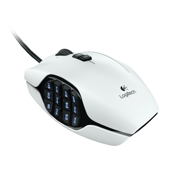 Gaming Mouse Logitech G600 MMO Λευκό image 0