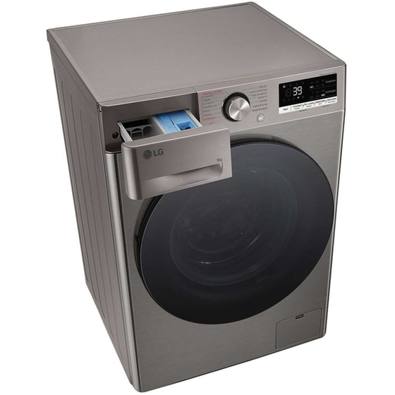 LG F4R7009TSSB 9 kg 1.400 Στροφές Ασημί με Wi-Fi Πλυντήριο Ρούχων image 3