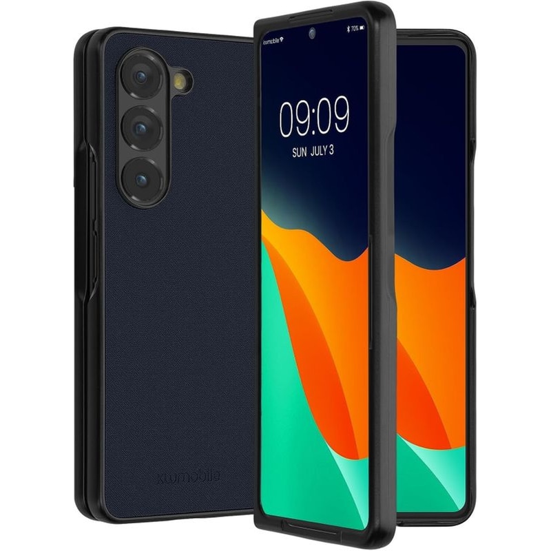 KWMOBILE Θήκη Samsung Galaxy Z Fold5 - Kwmobile Σκληρή Θήκη - Dark Blue