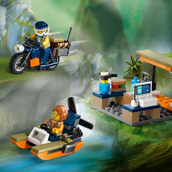 LEGO® City Jungle Explorer Helicopter at Base Camp (60437) image 3