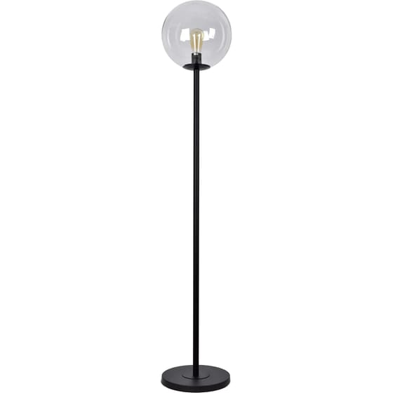 Φωτιστικό Δαπέδου Home Lighting E27 30x160cm - Μαύρο/Διάφανο image 0
