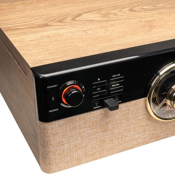 Πικάπ Αkai ATT-300CC Με ενσωματωμένα Ηχεία - Wood image 3