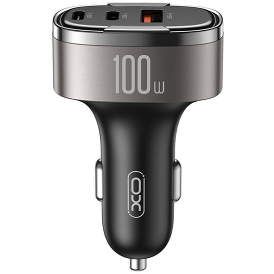 Φορτιστής Αυτοκινήτου XO CC61 1x USB-A / 2x USB-C 100W - Black image 3