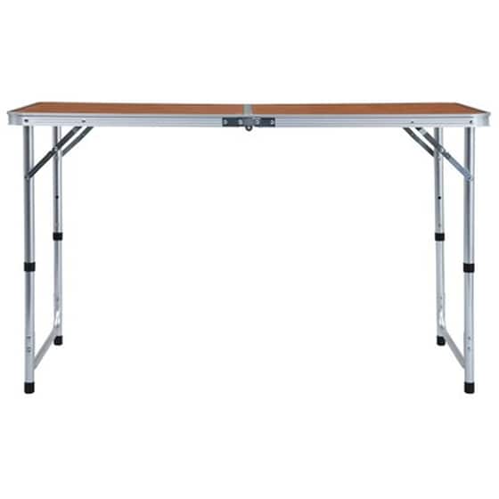 Vidaxl Τραπέζι Κάμπινγκ Πτυσσόμενο 120 X 60 Εκ. Αλουμινίου image 3