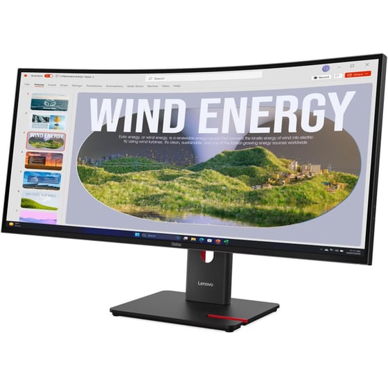 Lenovo ThinkVision T34WD-40 34" Quad HD VA 120Hz 6ms image 2