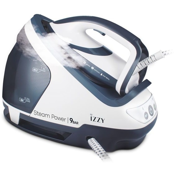 IZZY IZ-1110 3000 W Λευκό/Μπλε Σύστημα Ατμού image 2