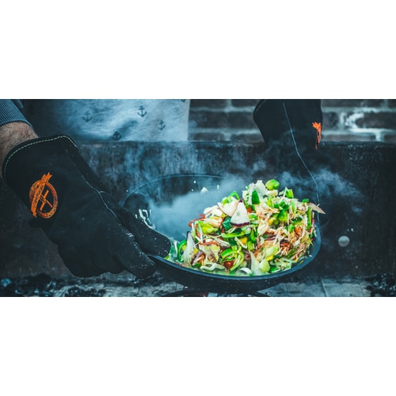 Δερμάτινα Γάντια BBQ THE WINDMILL -TWM028 Μαύρο image 8