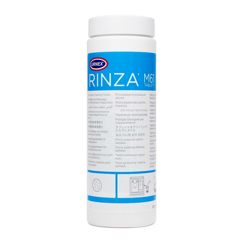 URNEX Rinza M61 Ταμπλέτες Καθαρισμού Υπολειμάτων Γάλακτος 40gr