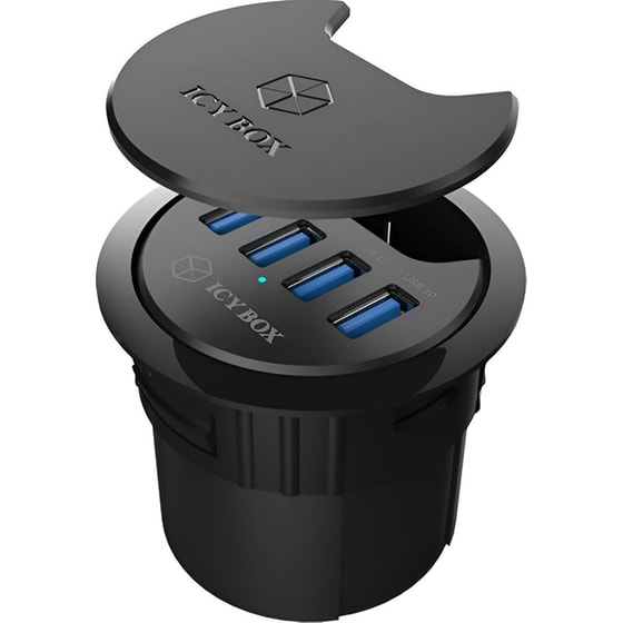 Icy Box IB-HUB1403 USB Hub 4-Port USB 3.0 συμβατό με USB-A image 3