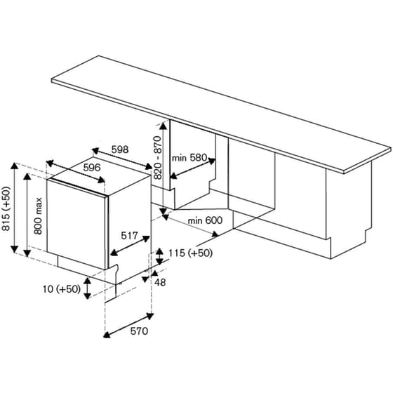 BERTAZZONI DW60EPRS για 13 Σερβίτσια Πλήρως Εντοιχιζόμενο Πλυντήριο Πιάτων image 3