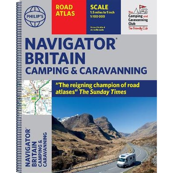 Philip's Navigator Camping and Caravanning Atlas of Britain image 0
