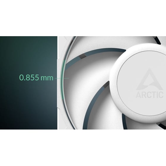 Case Fan Arctic P12 Pro PST 12 120mm Χωρίς Led Φωτισμό - Λευκό image 1