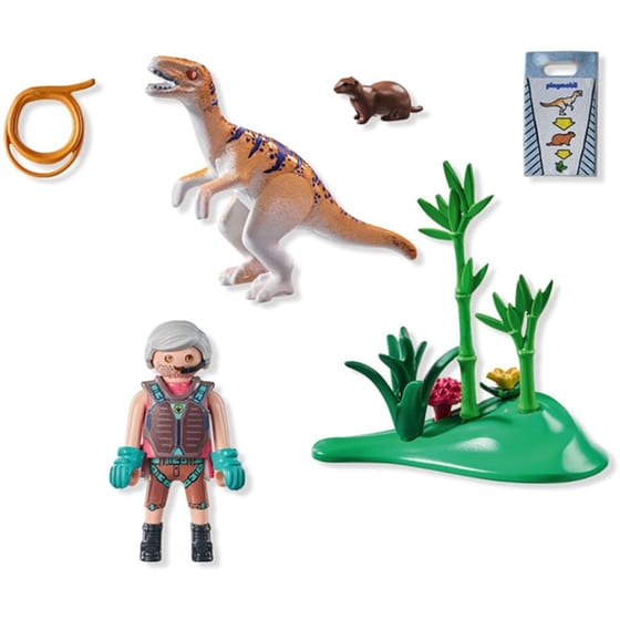 Playmobil Εξερευνιτής Και Βελοσιράπτορ (71823) image 1