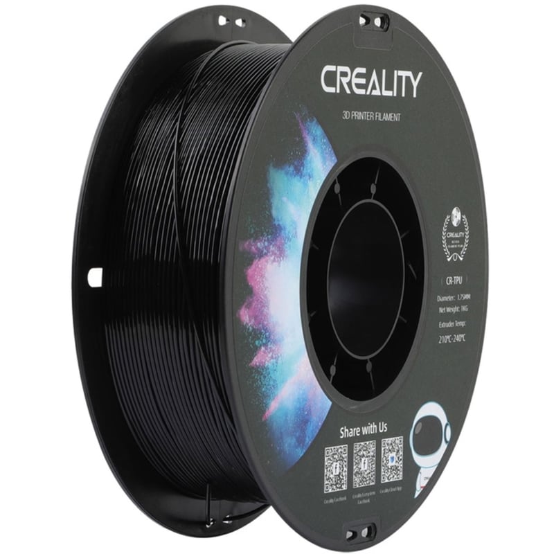 Creality Νήμα 3D Εκτυπωτή CR-TPU 1 kg 1,75 mm - Μαύρο