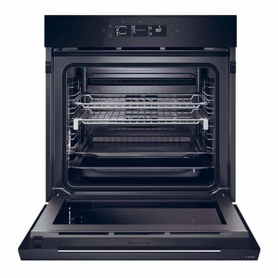 HAIER H6 ID66G3HTB 78 Lt Μαύρο Εντοιχιζόμενος Φούρνος Άνω Πάγκου image 1