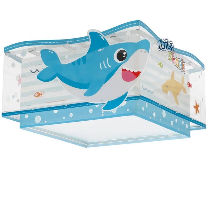 ANGO Παιδικό Φωτιστικό Οροφής Ango Little Shark Πλαφονιέρα 63476
