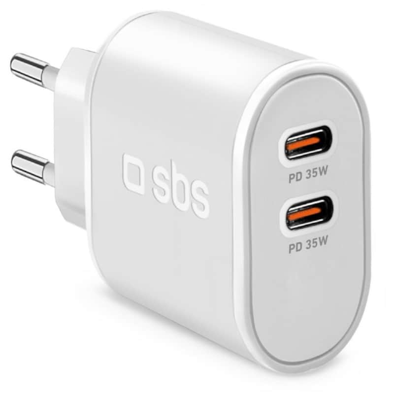Φορτιστής Πρίζας SBS 35W 2 USB-C Charger