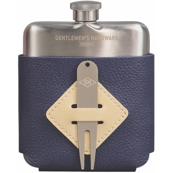Tool Set Gentleman's Hardware Golfers Hip Flask & Divot image 0
