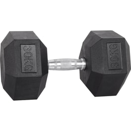 Βαράκι Εξάγωνο 30kg InSPORTline από Μέταλλο - Μαύρο