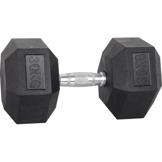 Βαράκι Εξάγωνο 30kg InSPORTline από Μέταλλο - Μαύρο image 0
