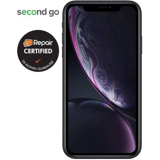 Μεταχειρισμένο Apple iPhone XR 64GB Black second go Certified by iRepair image 1
