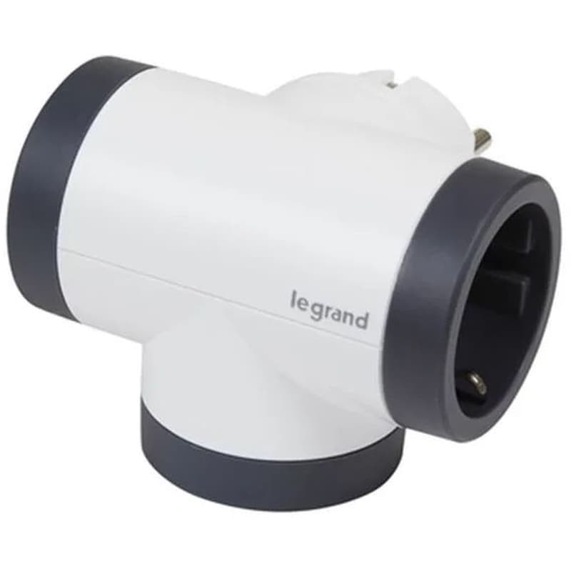 Ταφ Legrand SurgeArrest 3 θέσεων Rotating - White/Grey
