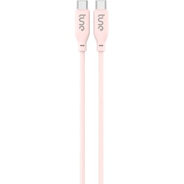 Καλώδιο Φόρτισης Tune TechFlex USB-C σε USB-C 1.5m - Pink