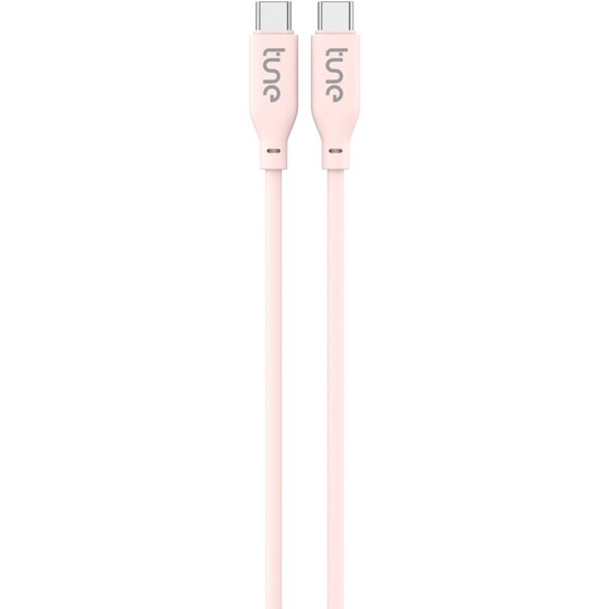 Καλώδιο Φόρτισης Tune TechFlex USB-C σε USB-C 1.5m - Pink image 0