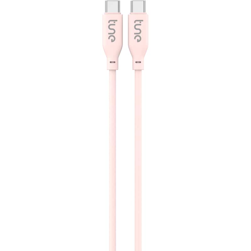 Καλώδιο Φόρτισης Tune TechFlex USB-C σε USB-C 1.5m - Pink