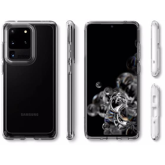 Θήκη Samsung Galaxy S20 Ultra - Spigen Ultra Hybrid - Crystal Clear image 2