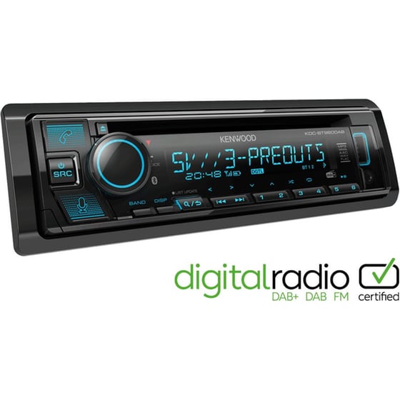 Kenwood KDCBT960DAB Ηχοσύστημα Αυτοκινήτου - Μαύρο image 3