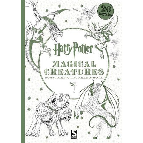 Harry Potter Magical Creatures Postcard Colouring Book image 0
