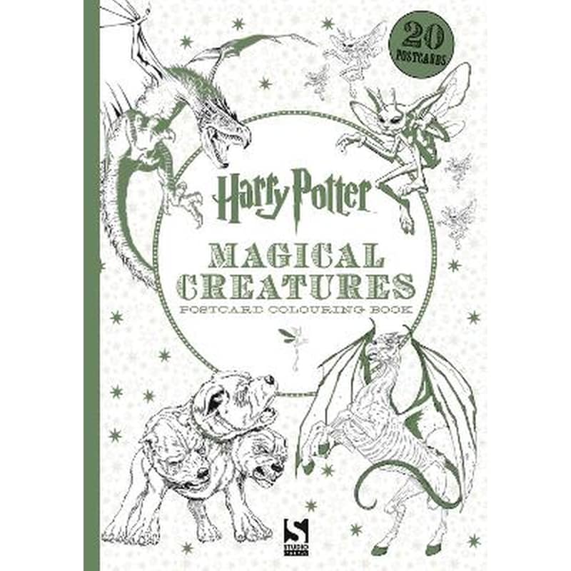 Harry Potter Magical Creatures Postcard Colouring Book