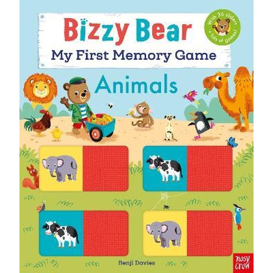 Bizzy Bear: My First Memory Game Book: Animals image 0