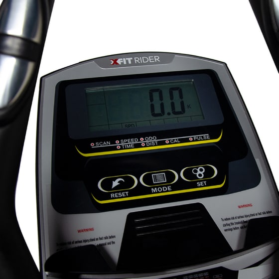 Ελλειπτικό Μηχάνημα Χ-Fit Rider Μαγνητικό (Χειροκίνητο) - Μαύρο/Μπλε image 2