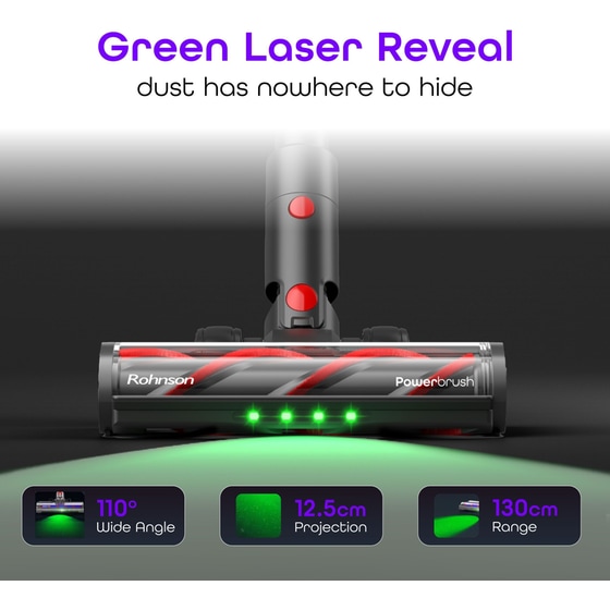 ROHNSON MAMBA M25 25.2 V 0.6 L Γκρι Σκούπα Stick image 9