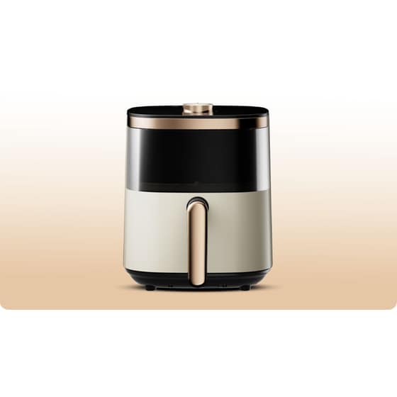 DEERMA DEM-KZ30W με Αποσπώμενο Κάδο 1200 W 3 L Μπεζ Φριτέζα Αέρος image 1