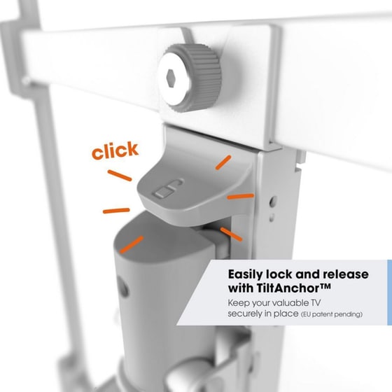 Βάση Τηλεόρασης Επιτοίχια Vogels TVM 3443 με Βραχίονα 32" - 65" έως 25 kg - Λευκό image 3
