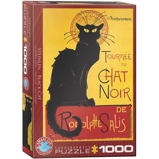 Παζλ Eurographics Théophile Alexandre Steinlen: Black Cat (1000 Κομμάτια) image 0