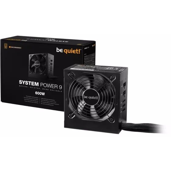 Τροφοδοτικό Υπολογιστή BeQuiet! System Power 9 CM 600W 80+ Bronze - Μαύρο image 1