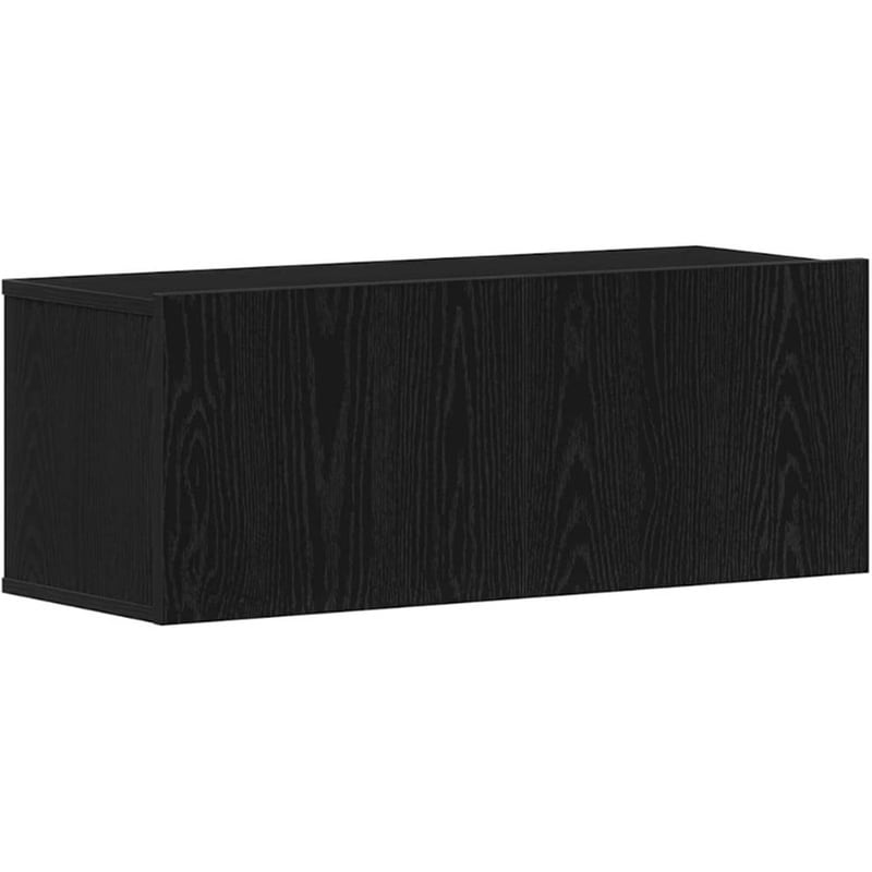 Έπιπλο Τηλεόρασης VidaXL 80 x 30 x 30 cm - Μαύρη Οξιά
