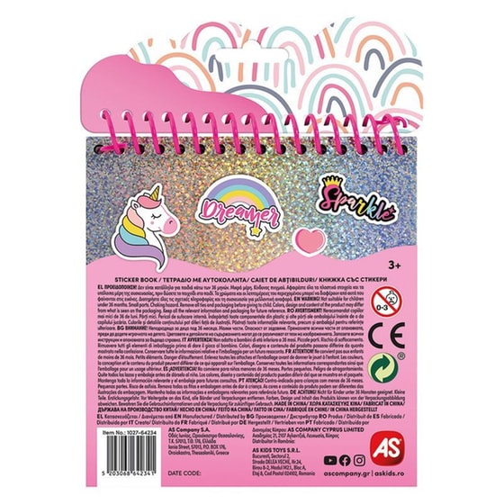 AS Company Sticker Book Τετράδιο Με 500 Αυτοκόλλητα image 9