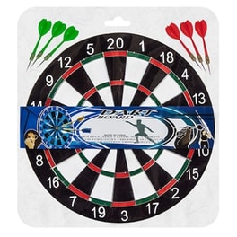 Στόχος Μεγάλος Toymarkt 912523 με 6 Βελάκια - Μαύρο