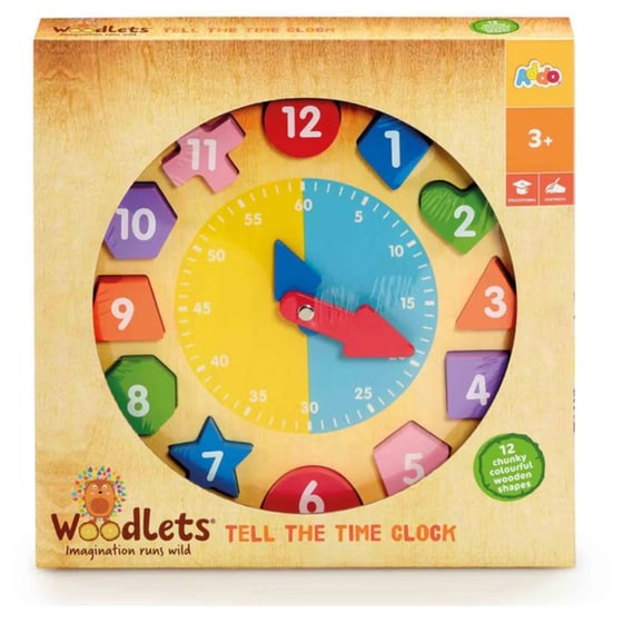 Addo Woodlets Ξύλινο Ρολόι με Σχήματα image 0