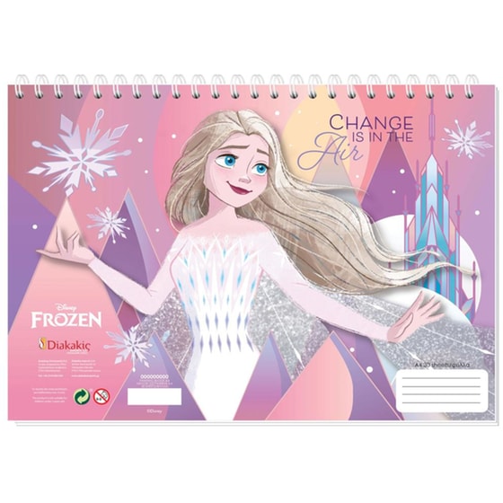 Μπλοκ Ζωγραφικής Διακακης Αεβε Frozen 2 Α4 30 Φύλλων (1 Τεμάχιο) image 1