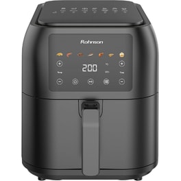 ROHNSON R-2878 με Αποσπώμενο Κάδο 1700 W 8 L Μαύρο Φριτέζα Αέρος
