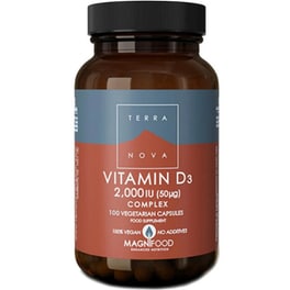 Terranova Vitamin D3 2000IU Complex - 100 κάψουλες